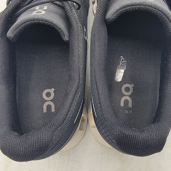 On Cloud 5 Womens 8 Black Shoes Athletic Outdoors Walking Lightweight Running - Picture 9 of 14
